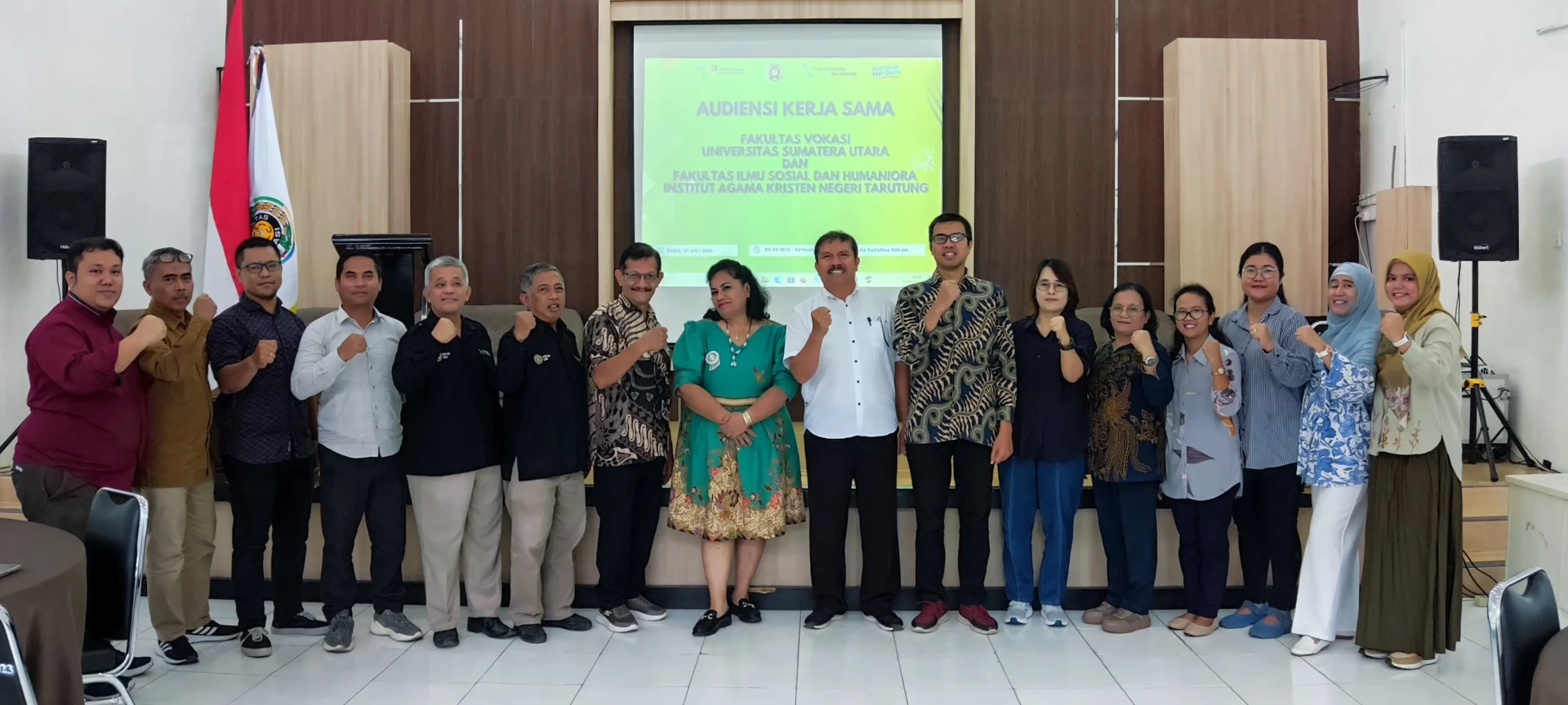 Audiensi Kerja Sama Fakultas Vokasi USU dengan Fakultas Ilmu Sosial dan Humaniora Institut Agama Kristen Negeri Tarutung